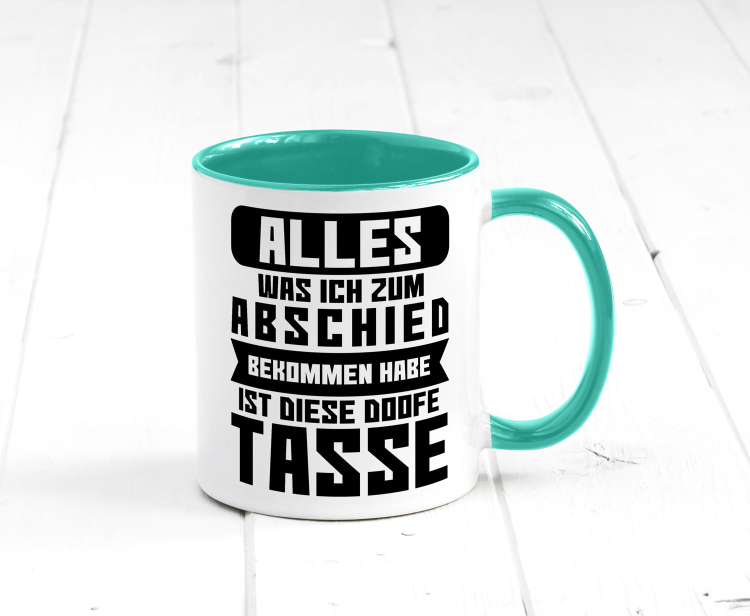 Zum Abschied | Kollegen Jobwechsel Büro Abschluss Geschenk Arbeit lustiger