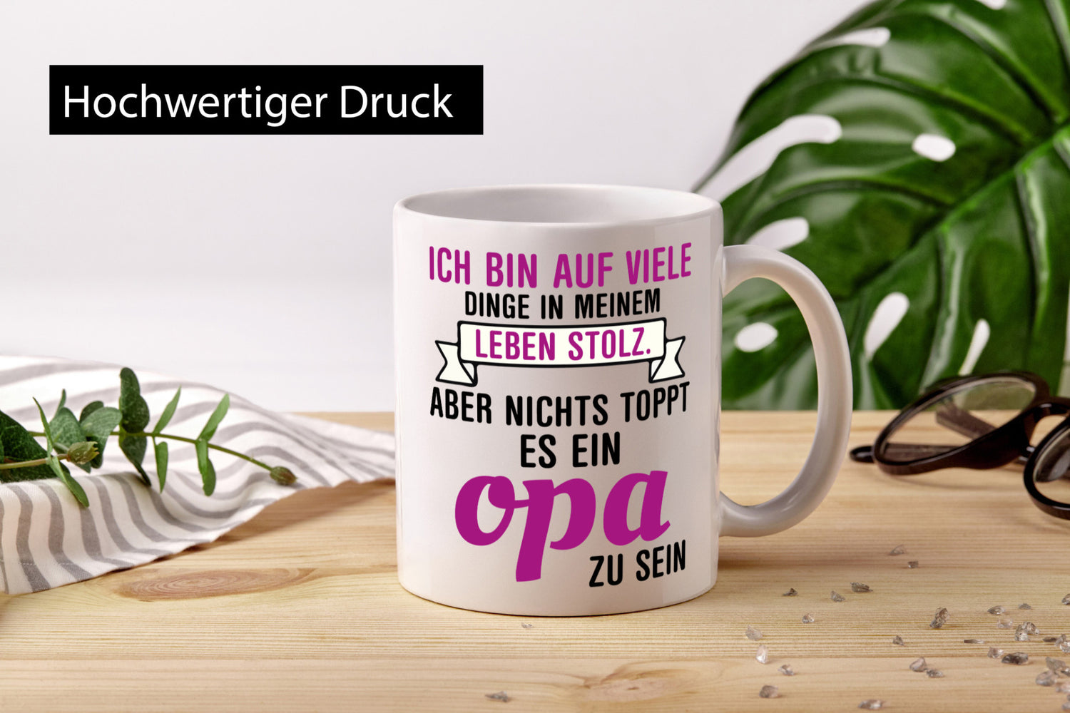 Opa Tasse | Stolzer Großvater Vatertag Enkelkinder Geschenk Familie