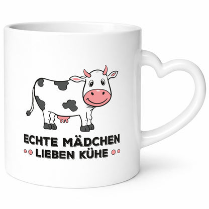 Echte mädchen lieben Kühe | Farm Farmer Bauer lustiger Spruch Geschenk Humor