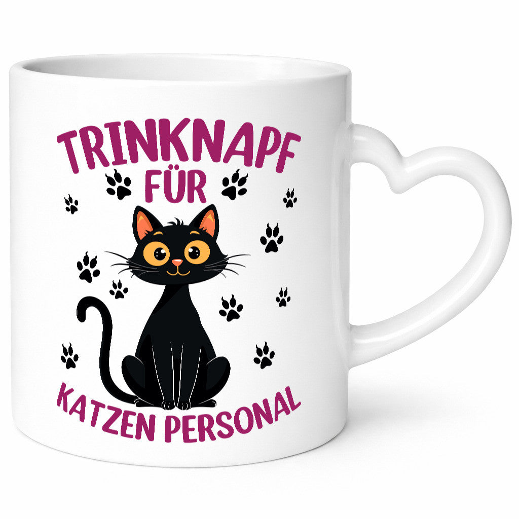 Katzen Personal | Katzenbesitzer Tasse Katze Humor vl5 lustiger Spruch Geschenk