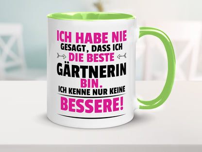 Die Beste Gärtnerin | Gartenbau lustiger Spruch Geschenk Humor Geschenkidee