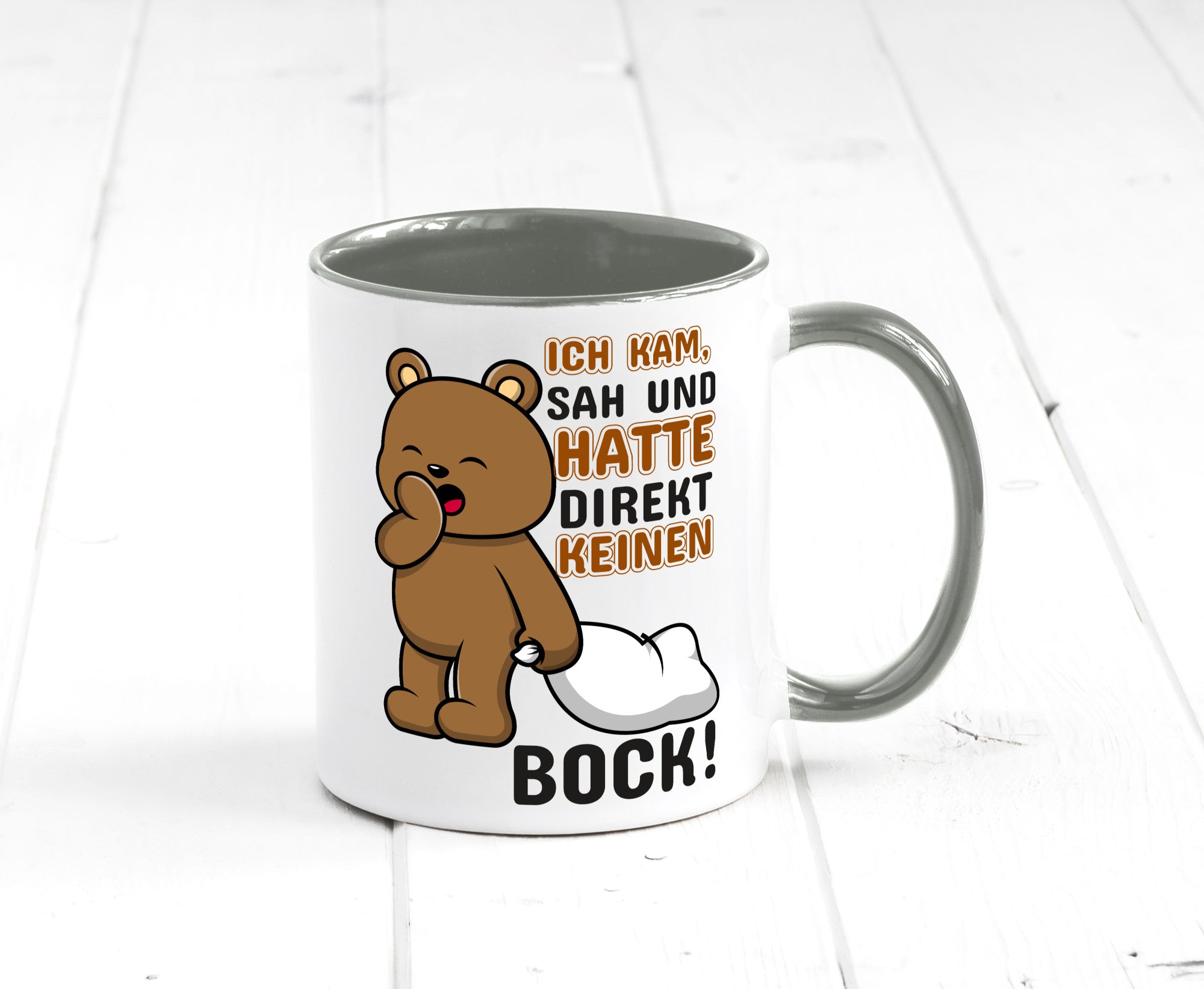 Direkt keinen Bock! | Büro Faultier Morgenmuffel Geschenk Arbeit Kollegen
