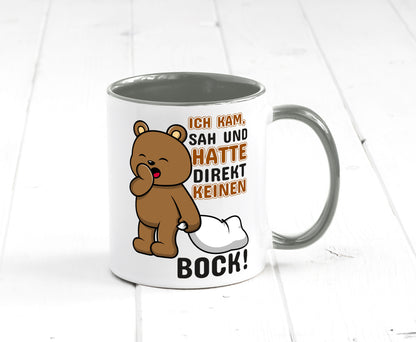 Direkt keinen Bock! | Büro Faultier Morgenmuffel Geschenk Arbeit Kollegen