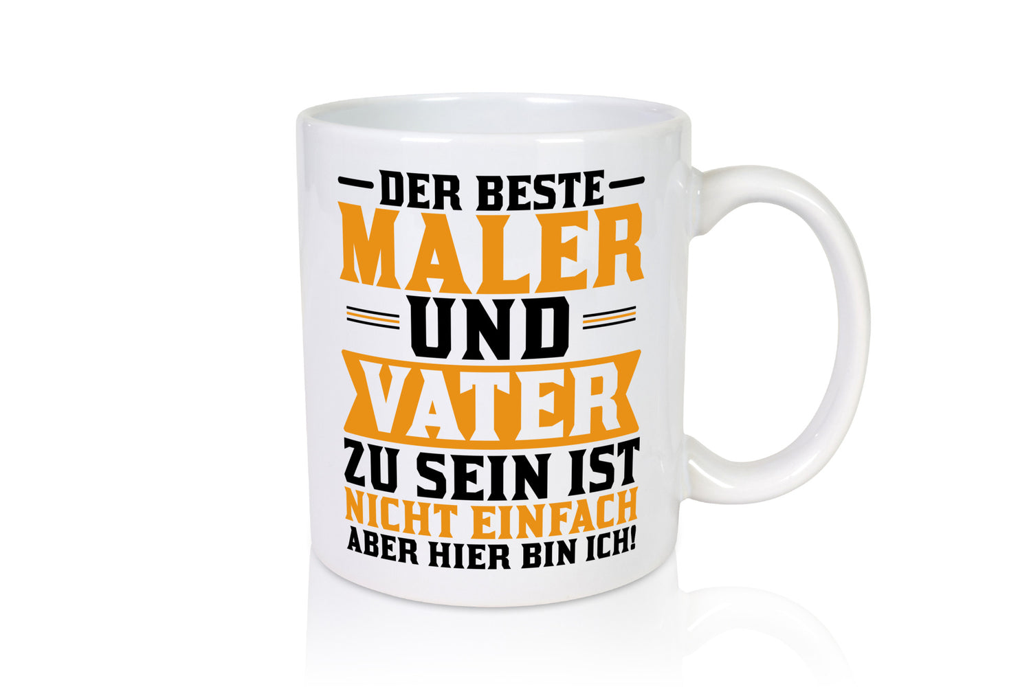 Bester Maler und Vater | Papa Malermeister Lackierer lustiger Spruch Geschenk