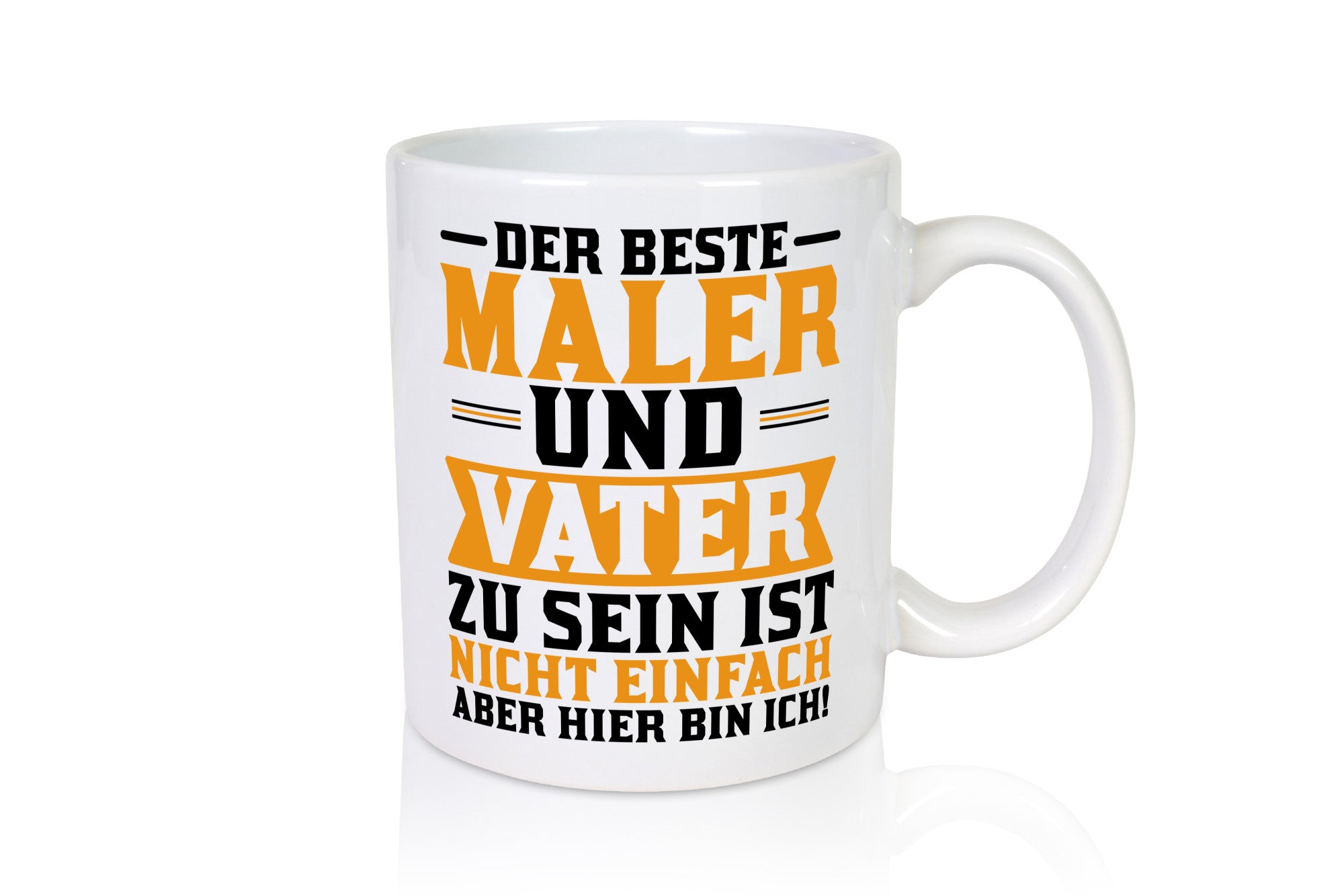 Bester Maler und Vater | Papa Malermeister Lackierer lustiger Spruch Geschenk
