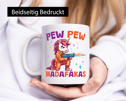 Pew Madafakas vl10 Geschenk Humor Geschenkidee lustiger Spruch Tasse