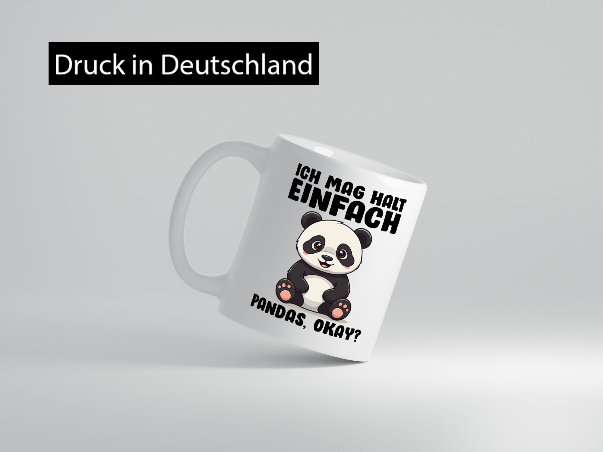 Ich mag halt einfach Pandas | Lustige Geschenkidee für Pandabären Humor Tasse