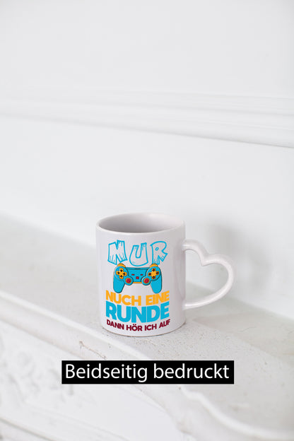 Nur noch eine Runde dann hör ich auf | Gamer Zocken lustig Humor Geschenkidee