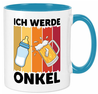Ich werde Onkel | Patenonkel Schwangerschaft ankündigung v2 lustiger Spruch Tasse