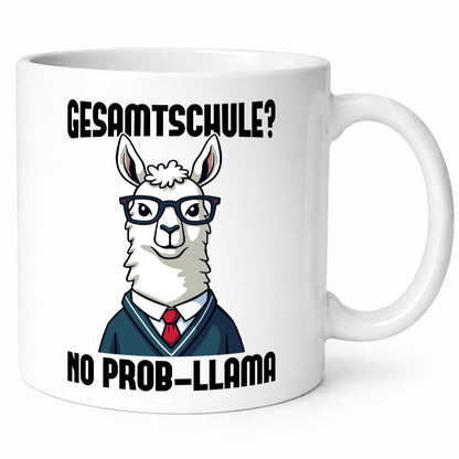Gesammtschule | no prob-llama Einschuldung Humor Geschenkidee Tasse