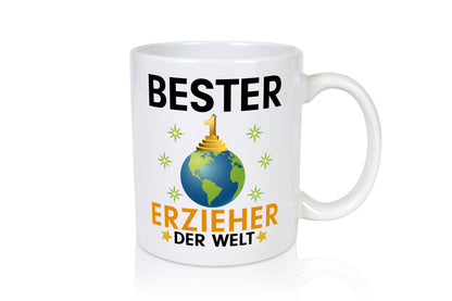 Welt Bester Erzieher | Pädagoge Schule lustig Humor Geschenkidee Geschenk Tasse