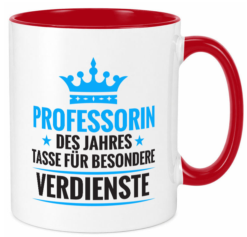 Besonderer Verdienst: Professorin | Uni Universität Geschenkidee Humor Tasse