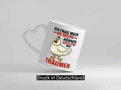Träumen meine hühner auch von mir? Landwirt | Hühnerstall v2 Geschenk Humor