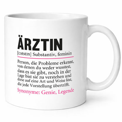 Ärztin | lustig Medizin Doktorin Fachärztin Humor Geschenkidee Tasse
