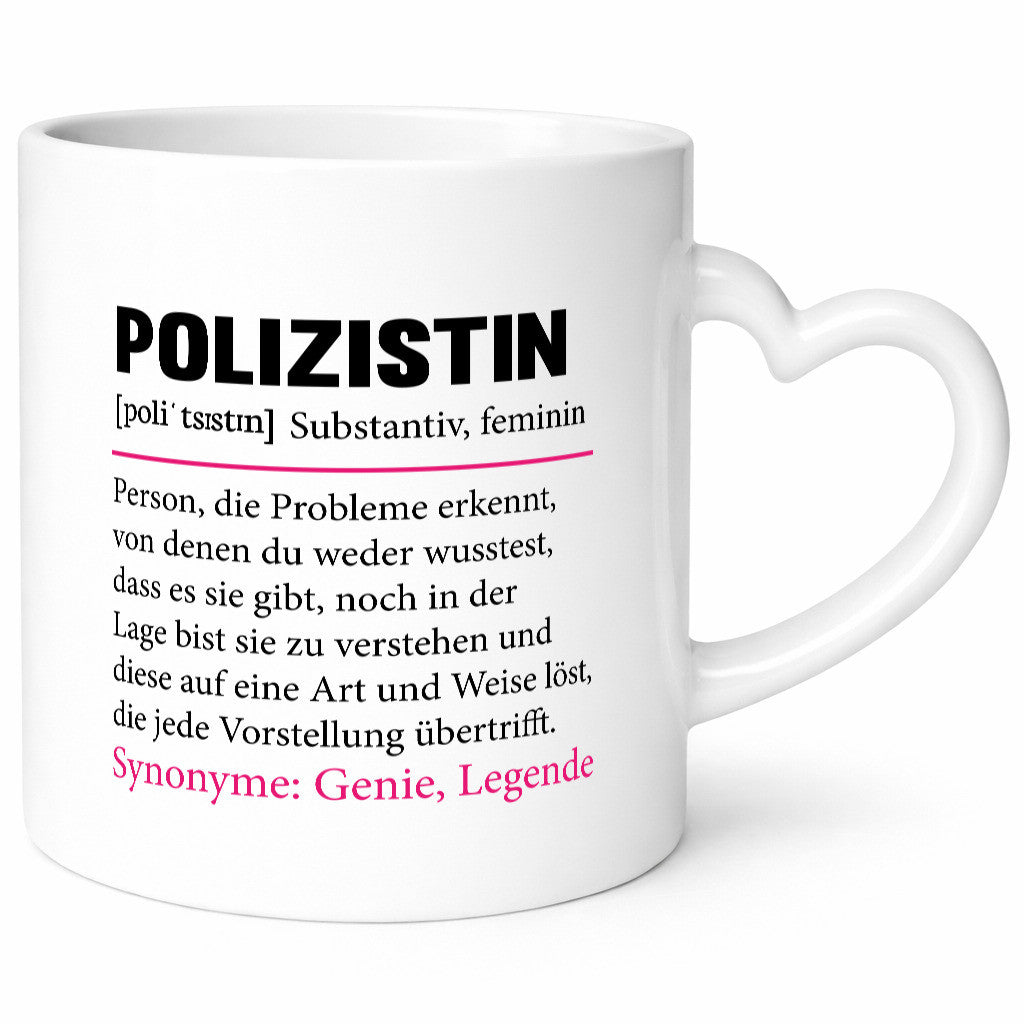 Polizistin | Spruch Beruf Polizei| lustig v2 Geschenk Arbeit Kollegen Büro