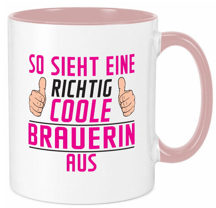 Richtig Coole Brauerin | Bier Brauerei Geschenk Humor Geschenkidee lustiger
