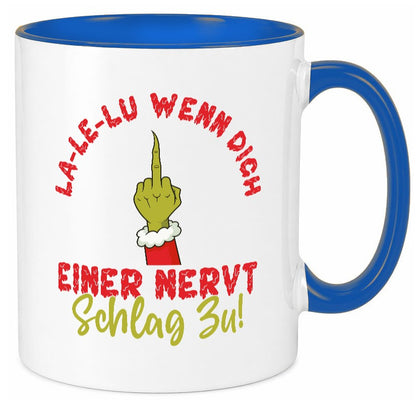 La Le Lu | Weihnachten Weihnachtsmuffel Lichter vl4 lustig Humor Geschenkidee Tasse