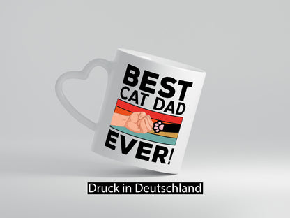 Best Cat Dad | Katzen Freund Katzenbesitzer lustig Tierliebhaber Humor Geschenk