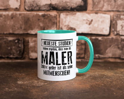 Neuste Studien: Maler | Malerei lustig Humor Geschenkidee Geschenk Tasse