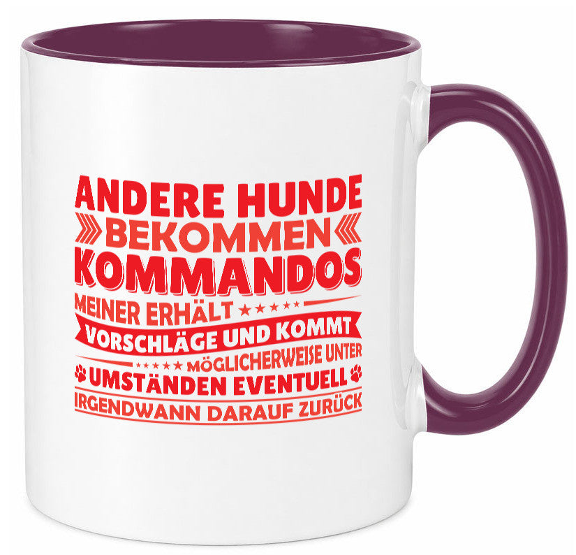 Hunde Training | Hundebesitzer Tasse Hundekommando vl5 lustig Tierliebhaber