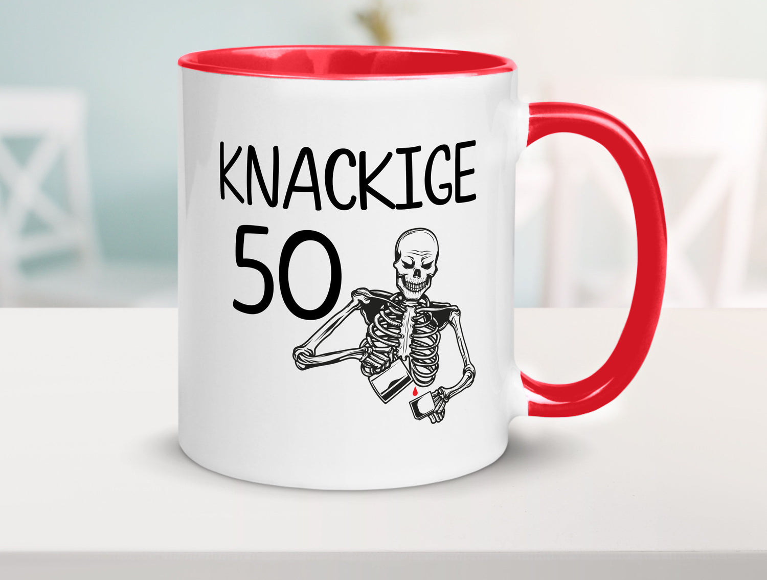 50. Geburtstag | Alt Knackig und Geschenk Geschenkidee lustiger Spruch Tasse