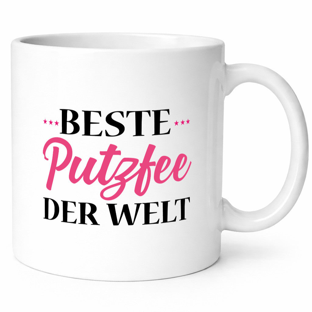 Beste Putzfee | Reinigungskraft Tasse Putzkraft lustiger Spruch Geschenk Humor