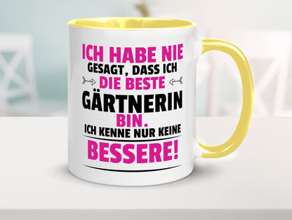 Die Beste Gärtnerin | Gartenbau lustiger Spruch Geschenk Humor Geschenkidee