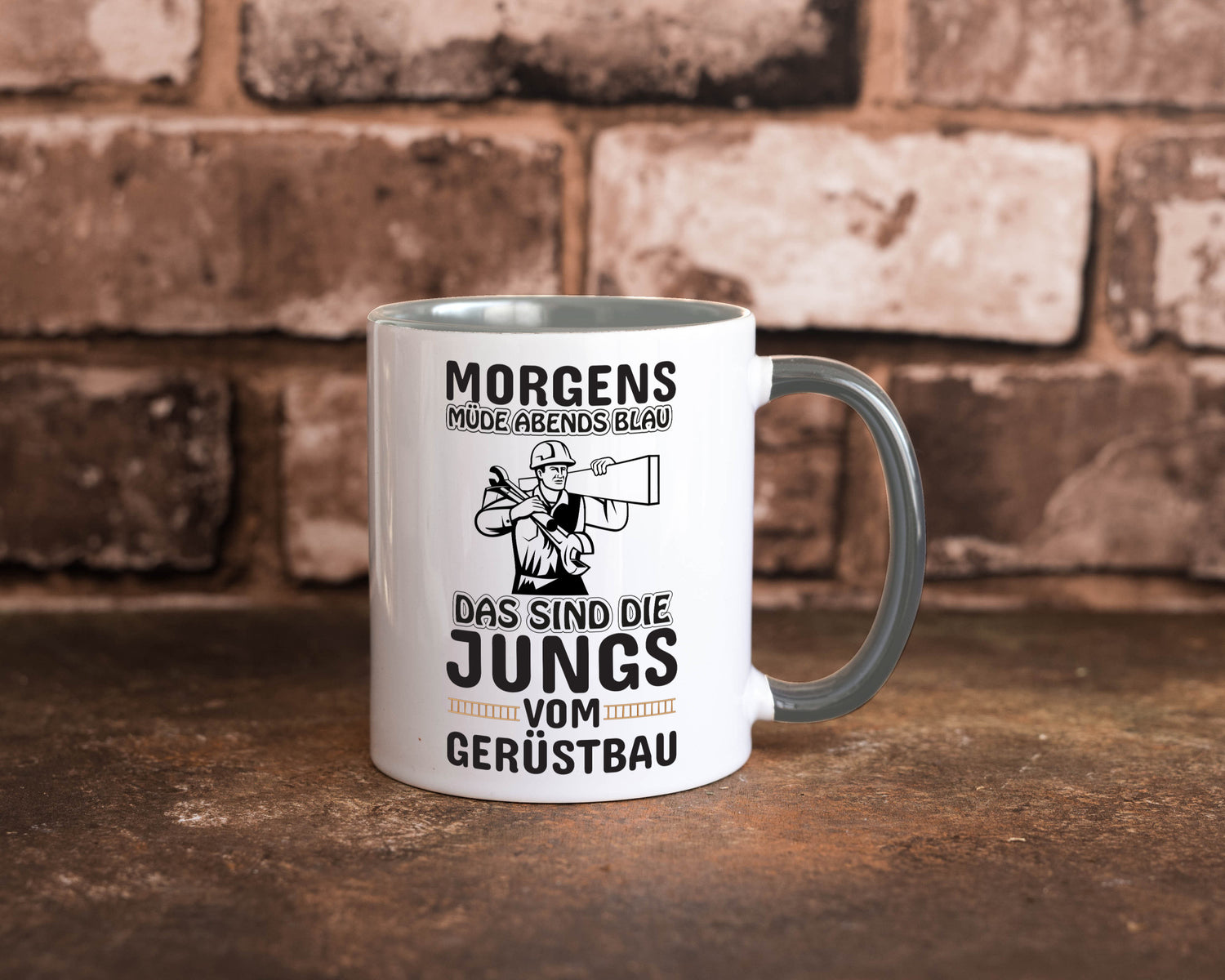 Jungs vom Gerüstbau | Gerüstbauer Tasse Baustelle Geschenk Humor Geschenkidee