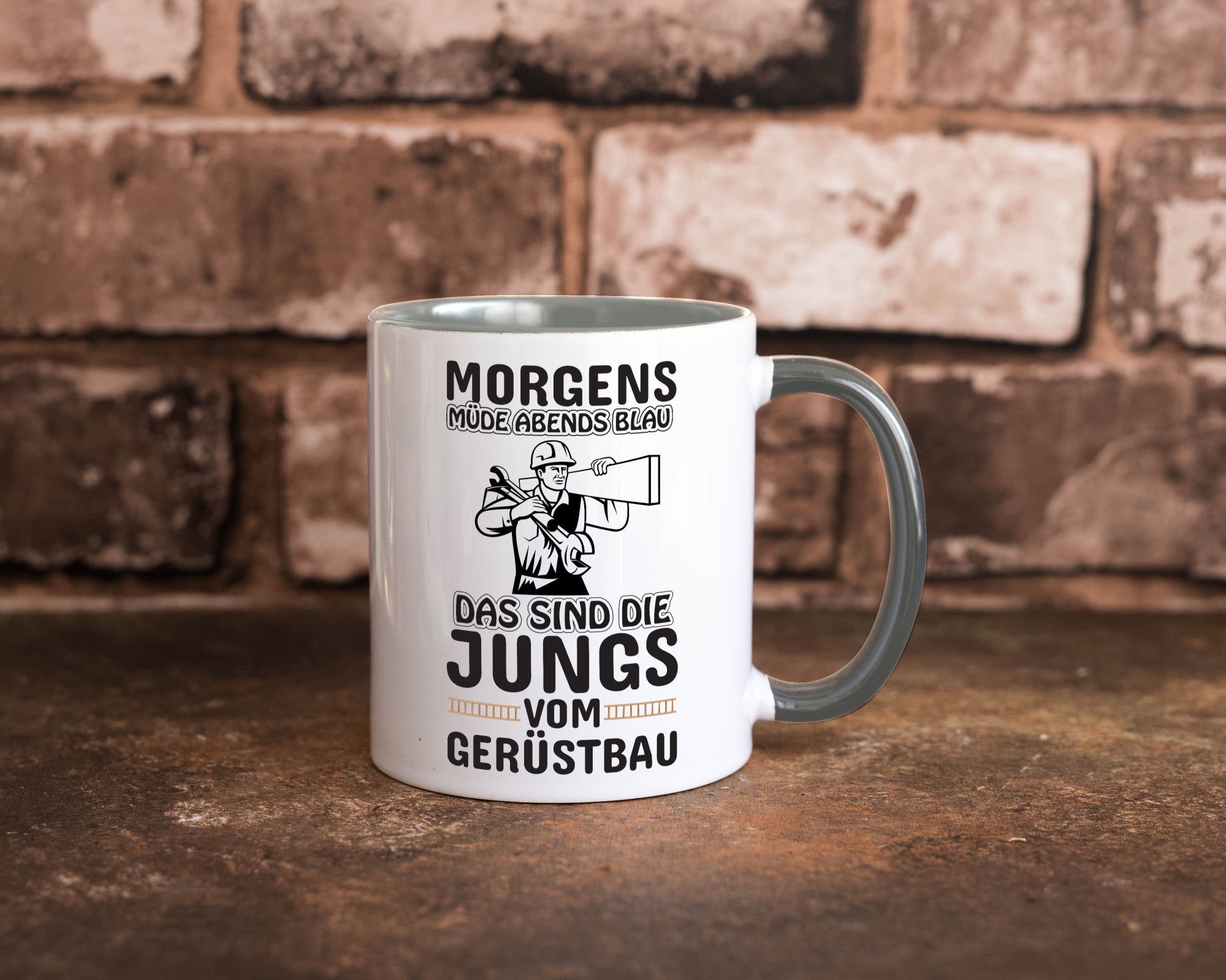 Jungs vom Gerüstbau | Gerüstbauer Tasse Baustelle Geschenk Humor Geschenkidee