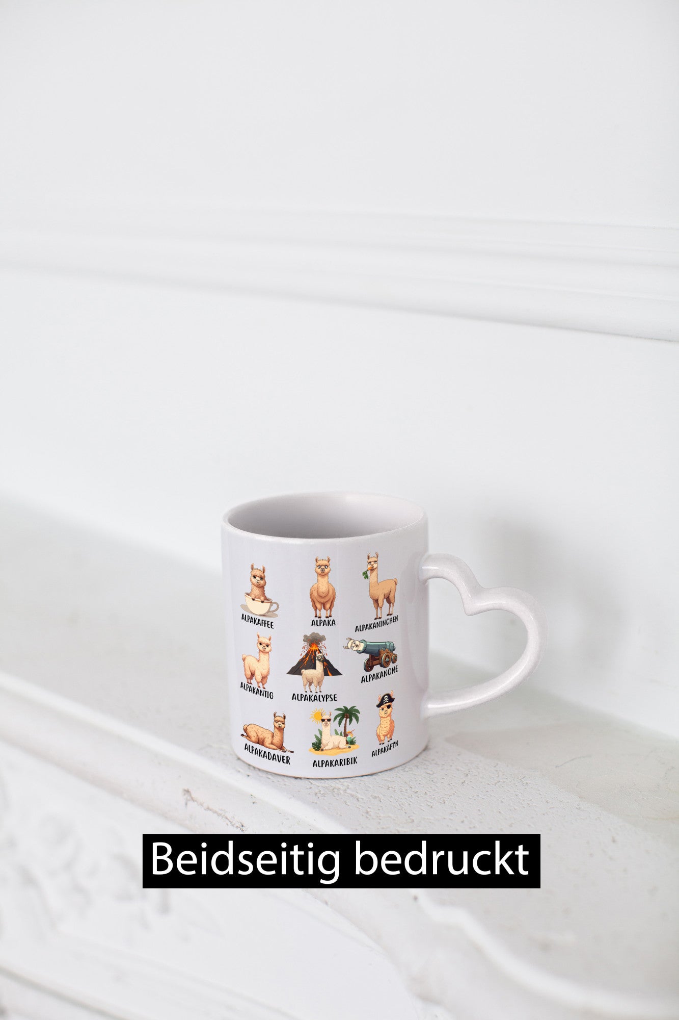 Lama | Wortspiel Alpakaherde Geschenk Humor Geschenkidee lustiger Spruch Tasse