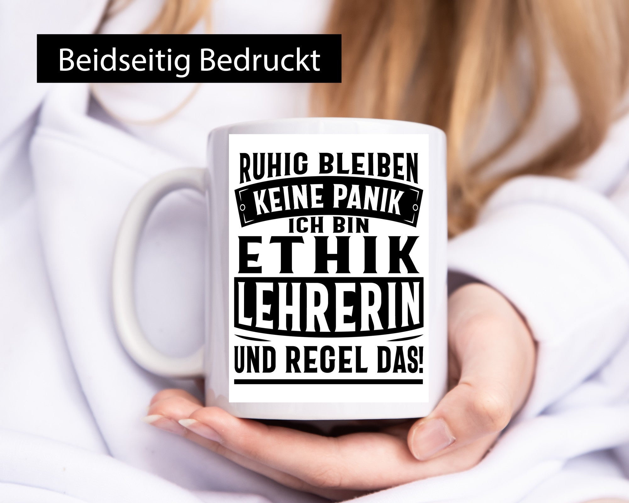 Ethik Lehrerin regelt das Geschenk Humor Geschenkidee lustiger Spruch Tasse