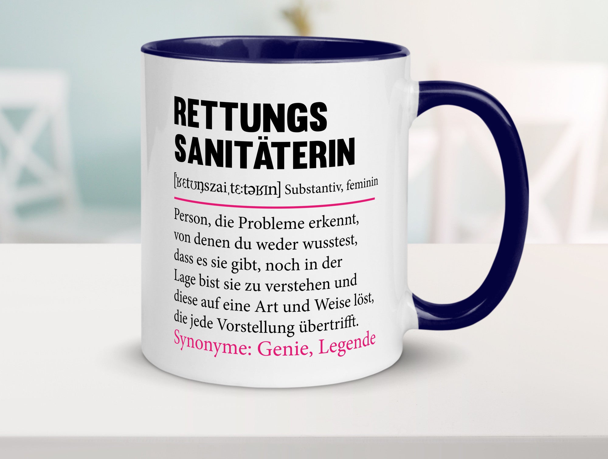 Rettungssanitäterin | Beruf Sanitäter Spruch v2 Humor Arbeit Kollegen Büro
