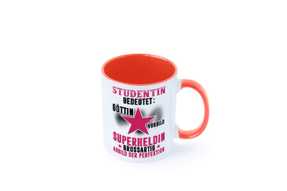 Bedeutung von Studentin | Uni Studium Universität Geschenkidee Humor Tasse