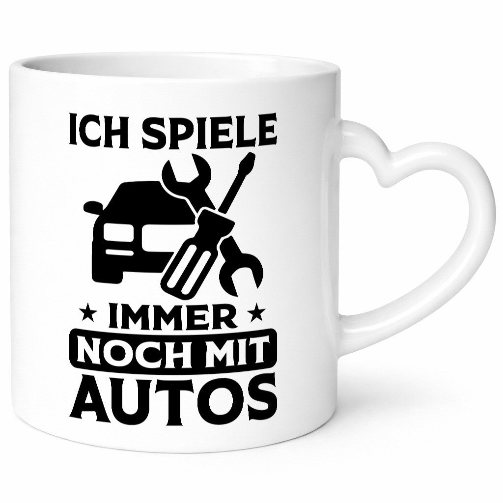 Ich spiele immer noch mit Autos | Autoliebhaber Humor Geschenkidee Tasse