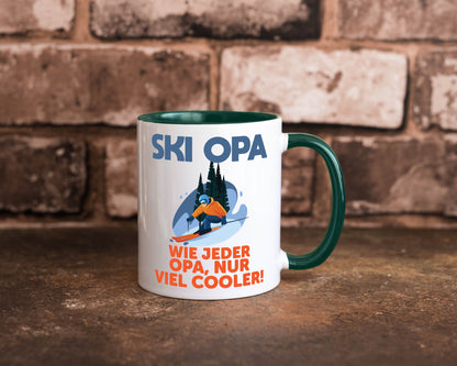 Ski Opa, normal, nur cooler | Skifahrer Bäume Schnee Geschenkidee Familie Humor