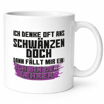 Ich bin der Lehrer | Beruf Tasse Schule Humor Geschenkidee Arbeit Kollegen Büro