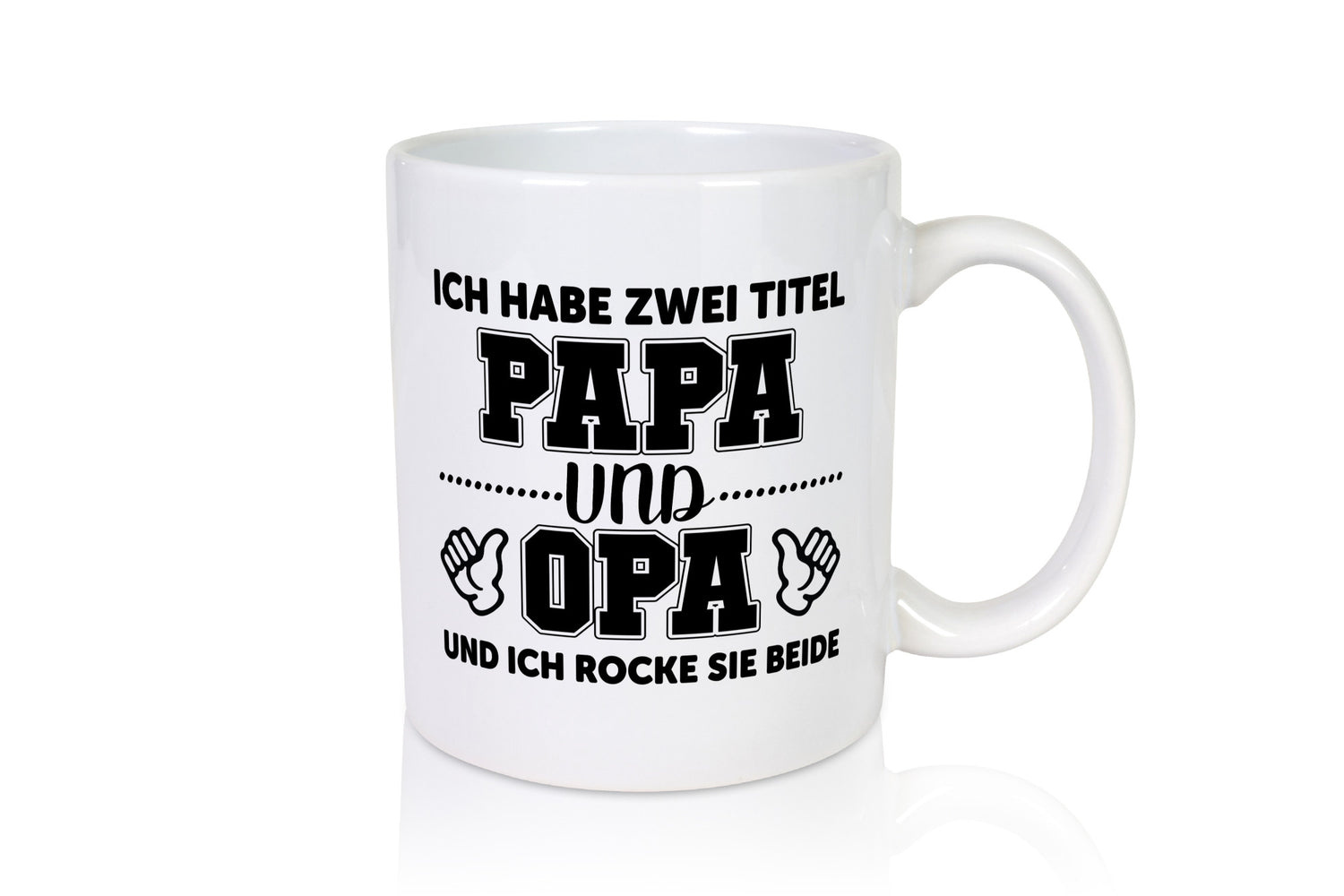 Ich hab 2 Titel | Großvater Papa cooler Opa Geschenk Familie Geschenkidee