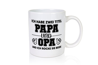 Ich hab 2 Titel | Großvater Papa cooler Opa Geschenk Familie Geschenkidee