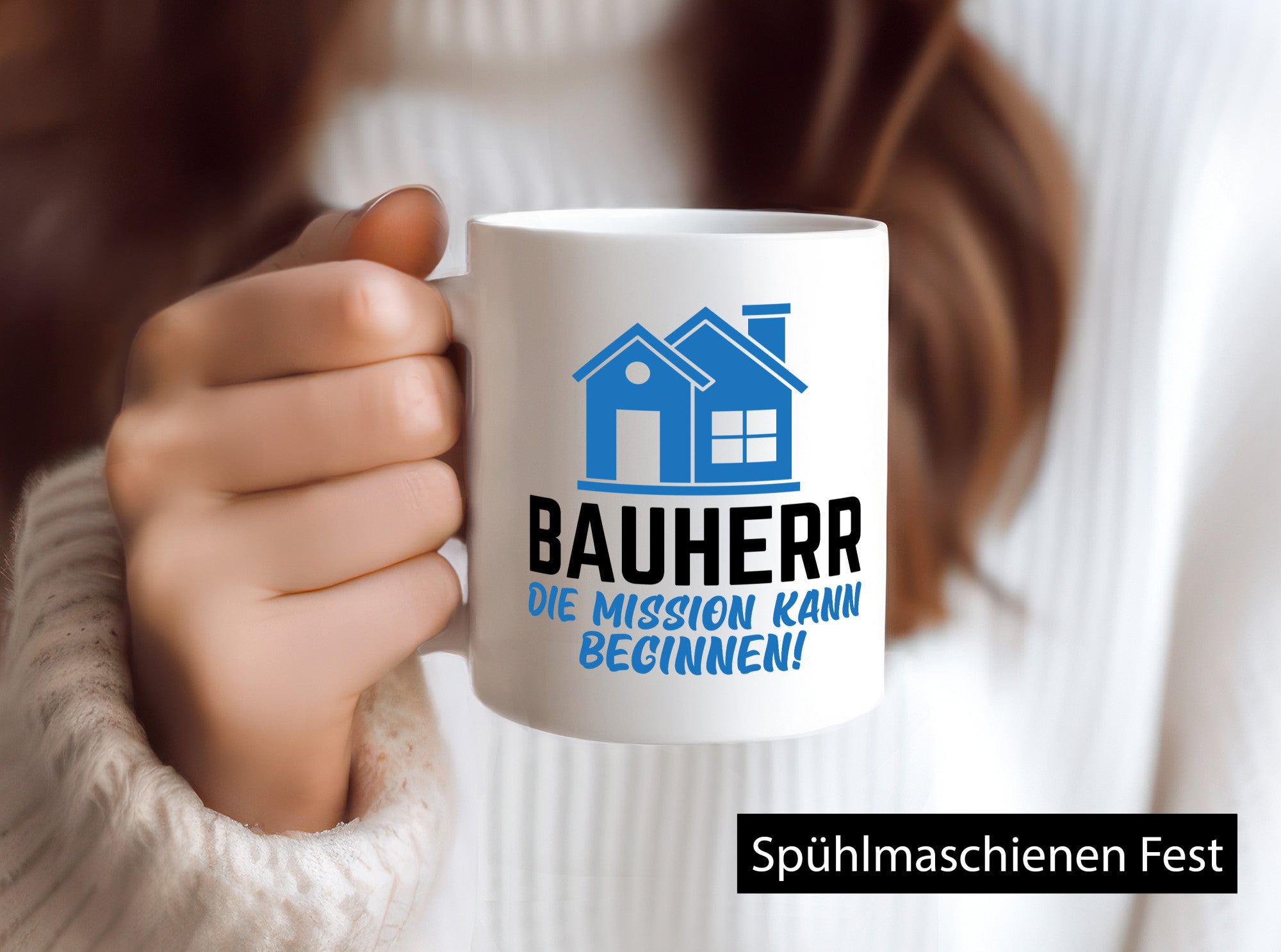 Bauherr | Die mission kann beginnen Bauherren lustiger Spruch Geschenk Humor