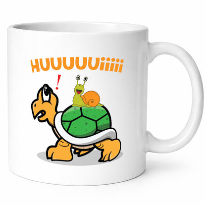 Huiiii | Schildgröte Langsames gehen lustig Humor Geschenkidee Geschenk Tasse