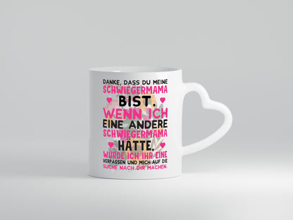 Danke Schwiegermama | Schwiegermutter Tasse Spruch lustig Familie Geschenkidee