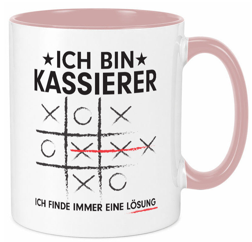 Löse Probleme: Kassierer Geschenkidee Humor Tasse