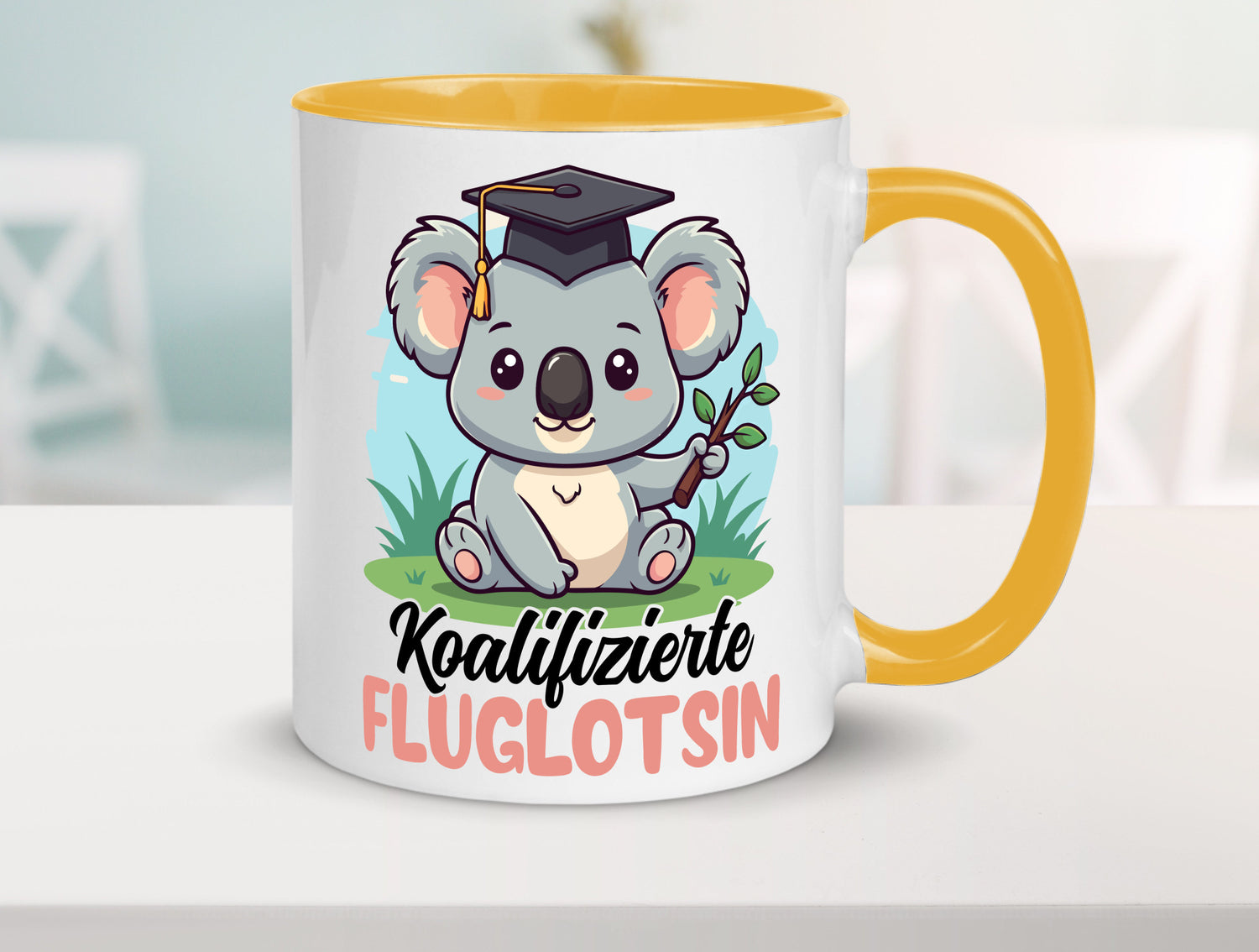 Koalifizierte Fluglotsin | Flughafen Flugverkehr lustiger Spruch Geschenk Humor