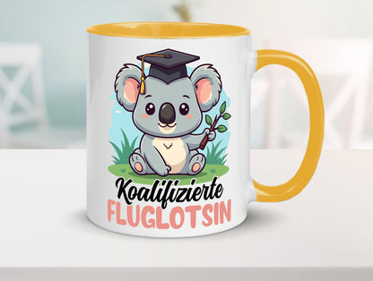 Koalifizierte Fluglotsin | Flughafen Flugverkehr lustiger Spruch Geschenk Humor
