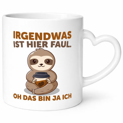 Ich bin Faul | Faultier Morgen Kaffee Morgenmuffel Geschenk Tierliebhaber Humor