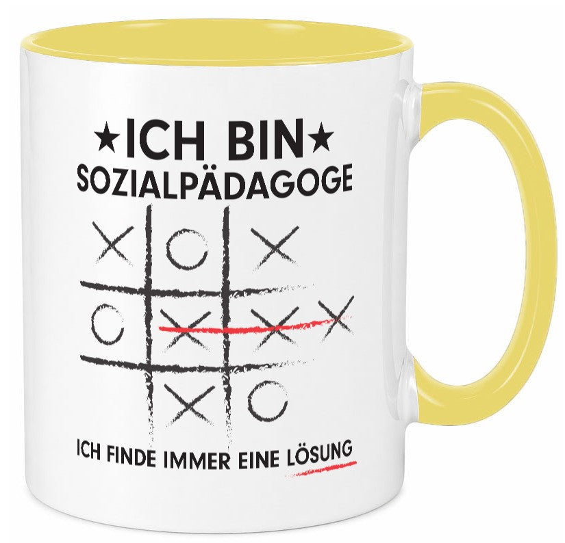 Löse Probleme: Sozialpädagoge | Pädagoge Humor Geschenkidee Tasse