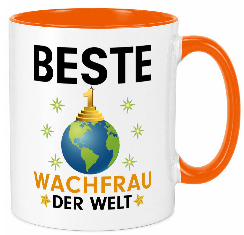 Welt Beste Wachfrau | Wachpersonal Nachtwächter Geschenk Humor Geschenkidee