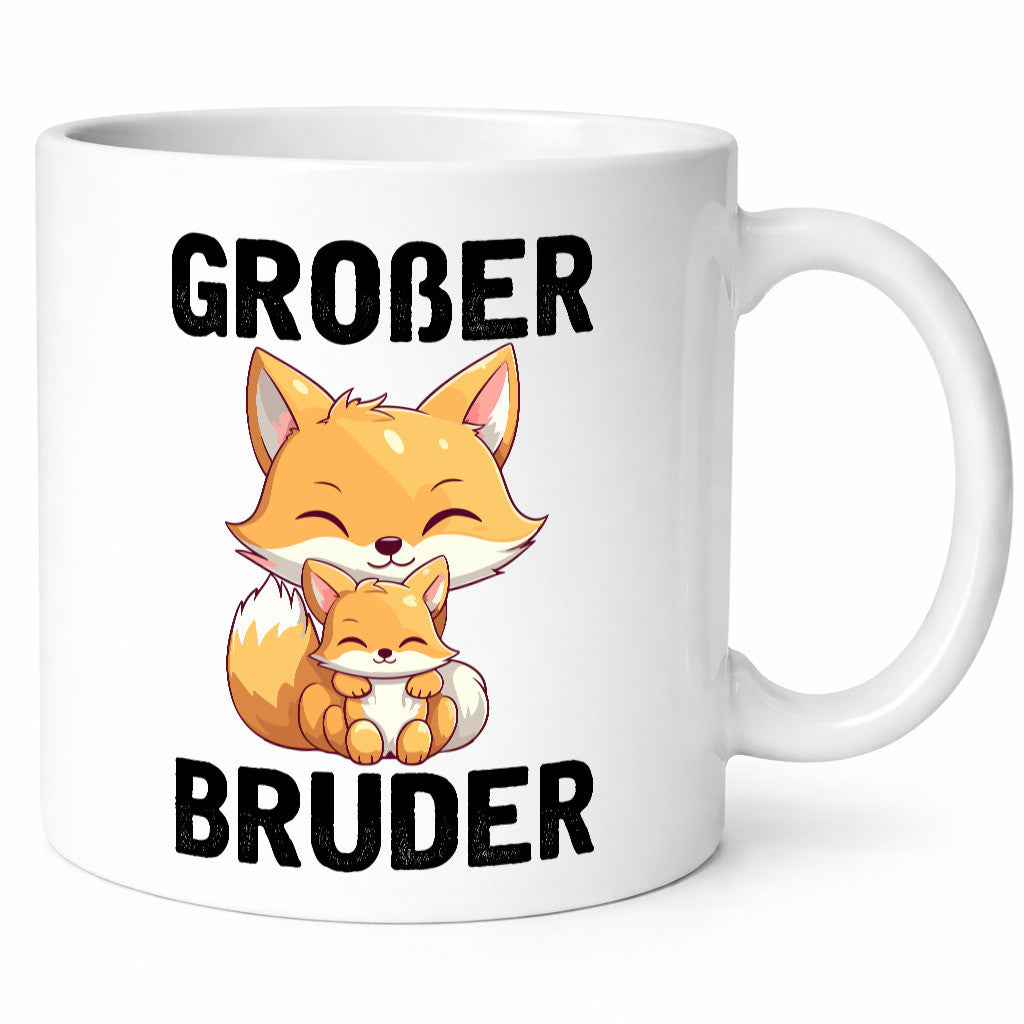Ich werde großer bruder | Fuchs Schwagerschaft Geschenkidee Humor Tasse