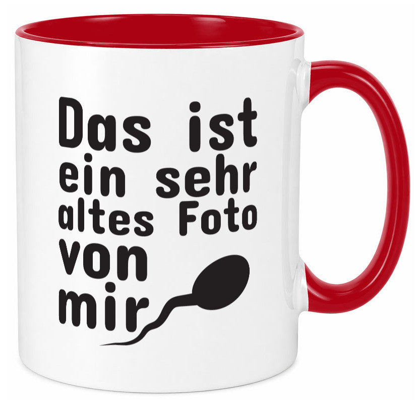 Sehr altes Foto von mir | lustige Tasse Männer Humor Geschenk Geschenkidee