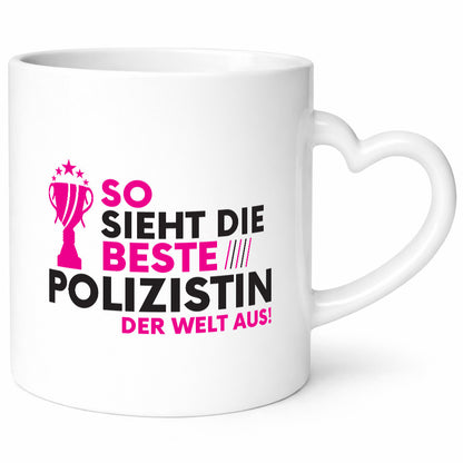 Die Weltbeste Polizistin | Beruf Polizei lustig Arbeit Kollegen Büro Geschenk